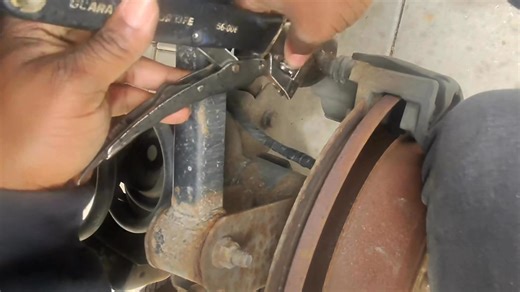 On this Jeep liberty customer came in with squealing brakes thinking they needed a brake change we diagnosed it disassembling step-by-step and cleaning the brake assembly #OmahaMechanic #videoreelsシ | Dupree’s Auto Mechanics