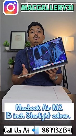 Macbook Air M2 15 inch Starlight | Best Macbook Seller Navi Mumbai | Cheapest Macbook Seller Mumbai.