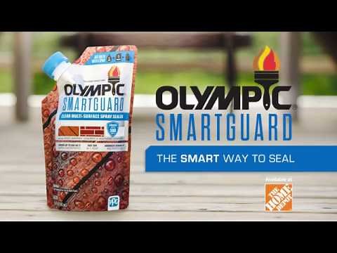 Stain your deck, fence and siding quickly with Olympic® SmartGuard