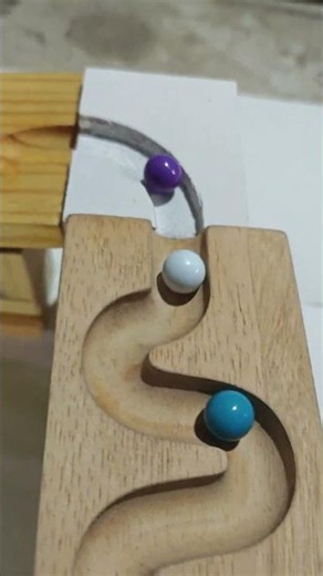 Wooden track ball Ep360 #educationaltoys #trackball #woodentoy