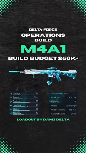 Build M4A1 Delta Force Operations #deltaforce #operations