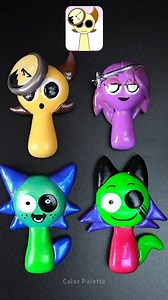 Guess of the character in 5 seconds Sprunki Pyramixed Sulfur, Broker, Rose, Acid Phase 4 #sprunki | Color Palette