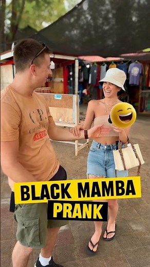 Black mamba prank😅 #pranks #funny #lol