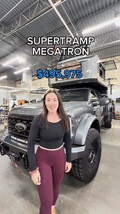 179K views · 9.3K reactions | The kitchen table even electronically turns into another sleeping area! Now, no, we’re not moving into this (but boy do we wish we were) but to see the new loaner rig we’ll be camping around this year on Justin’s truck make sure you pop over to YouTube!!! @supertrampcampers #truckcamper #vanlife #camping | Nikki Delventhal | Facebook