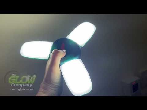 3 Blade Foldable Rechargeable LED Lamp - 3 Light Modes