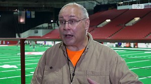 DT Meyer has been the voice of the Sully Buttes Chargers for nearly three decades. SDPB had a chance to sit down with DT, prior to the 9B championship game on Thursday, to hear how important this journey has been to him. | SDPB Sports