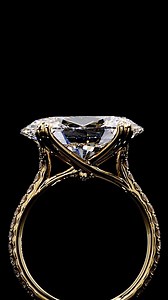 12K views · 1.8K reactions | Add a twist to your traditional oval engagement ring with an east-west set center stone. Featured here in our coveted Elle design, this ring is complete with one row of pavé along the band. #labgrown #ovalcut #highjewelry #jeandousset | Jean Dousset | Facebook