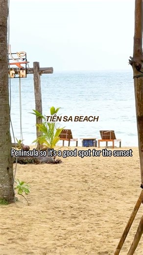 Best secret sunset beach in Da Nang, Vietnam! 🌅