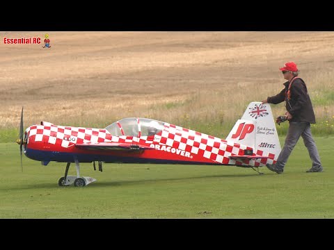 Largest radio controlled Yak-54 Aeroplane | Steve Carr | Popham Model Show 2023