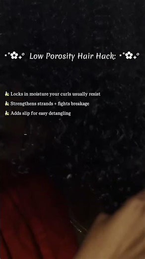 Low porosity hair hack 🍌✨ lightweight moisture that actually absorbs, no buildup, just soft,