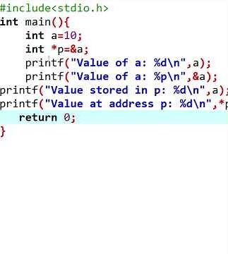 Pointer in C with code example