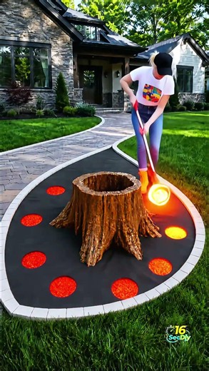 Useless Tree Stump → Luxury Yard Flower Landscape | Full Makeover 🪵🌸