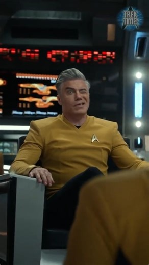 Pike talks like a pirate from "The Serene Squall" #startrek #scifi #shorts #strangenewworlds #foryou