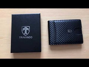 Slim Wallet with Money Clip Seattle RFID Blocking Card - Travando