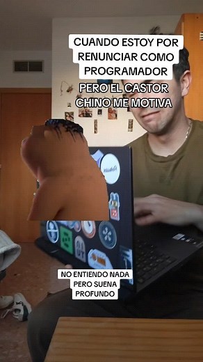 65K views · 84 reactions | Cuando estoy apunto de renunciar como PROGRAMADOR pero el CASTOR CHINO me motiva #informatica #tecnologia #meme #trend #programacion #programar #python #java #codigo #humor | Rafa Tatay | Facebook