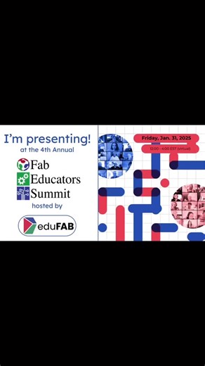 First conference of the 2025 this month! We are back with games in the classroom, holidays project addition! My session is titled “Integrating Minecraft Education in K-2 Classrooms for Creative Holiday Projects” Join me at the International Fab Educators Network to explore how Minecraft Education empowers K-2 students in digital makerspaces. Our “Creating a Holiday Parade Float with Minecraft Education” session showcases a lesson plan that integrates holiday themes with technology, fostering cre