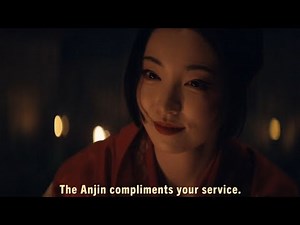 Anjin and Mariko Goes Into a Brothel Scene Green Tea Room Willow World Shogun Episode 6
