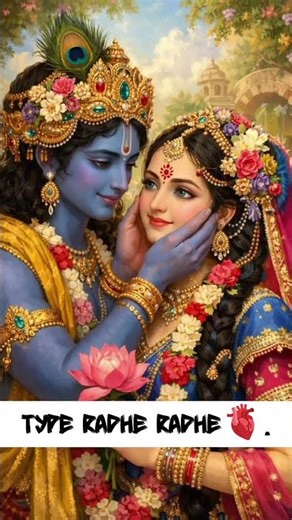 Radha and Krishna ji Bond✨🎀💗 #trend #viralvideo