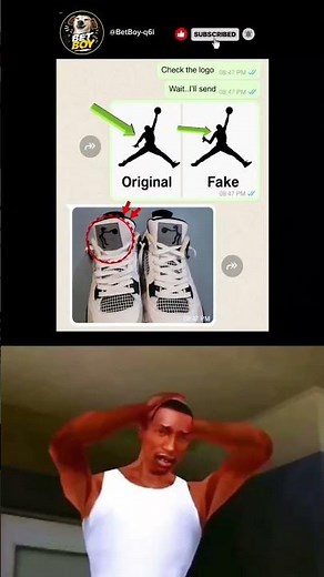 How to Spot Fake Jordans in 10 Seconds! 👟🔥 #shorts #ytshorts #viral#youtuber