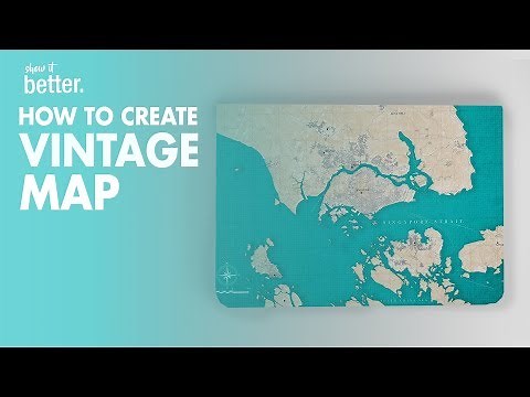 Old Style Map Tutorial in Photoshop