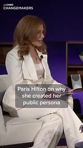 11:11 Media CEO Paris Hilton discussed last week at the 2025 CNBC Changemakers summit why she created her public persona. Watch the full interview: cnb.cx/3RmAYv7 | CNBC