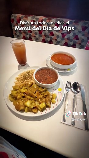 Menú del Día de Vips desde $99 pesos | ¡Disfruta diariamente!