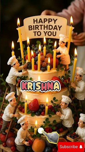 Happy Birthday Krishna #Krishna #happybirthdaysong