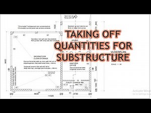 Taking Off Quantities for Substructure