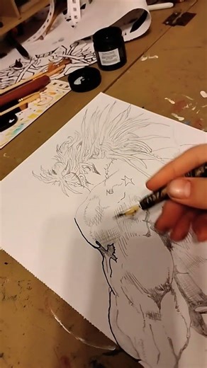 pt1 of drawing Dio #drawing#jjba#art