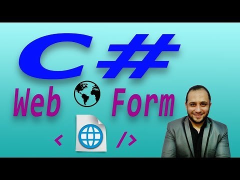 #304 C# Create New Web Forms Part C SHARP انشاء صفحة ويب جديدة تعليم سي شارب