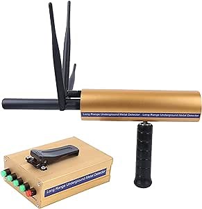 Metal Detector 1400 Meters, 12V 25M Inspection Depth Treasure Scanner Rechargeable Batteries Remote Search Location Detection Underground Metal Finder