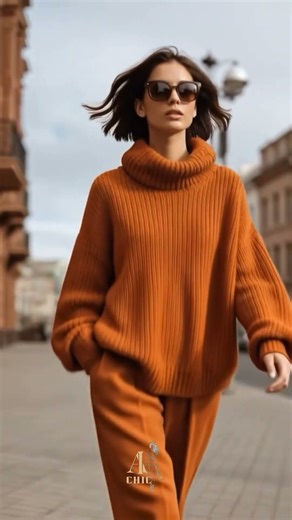 5 Bold Monochrome Knit + Wide-Leg Looks That Stop Traffic ♡ All AI-generated visuals #AICreated