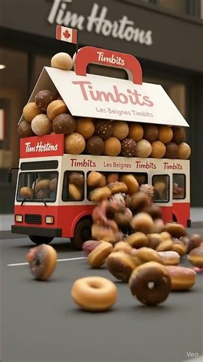 Tim Hortons Bus Drops a Sweet Surprise 🍩 | ASMR Meets Chaos