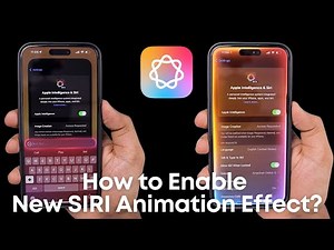 Apple Intelligence Not Working? 🔥 How to Fix and Enable New SIRI Animation?
