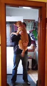 1.8M views · 42K reactions | This lad got a proper welcome home from his dog after being away at work for 2 months. Provided by: Rumble Viral | LADbible | Facebook