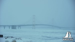The Mighty Mac stands tall, unshaken, and unwavering against the snow and blizzards raging this week. ❄️ A true symbol of Michigan’s resilience, the Mackinac Bridge reminds us of the strength and determination it takes to weather the storms, no matter how fierce they seem. Whether cloaked in winter’s fury or basking in summer’s glow, it stands as a testament to engineering brilliance and human perseverance. To watch live, visit: https://www.wmta.org/live-west-michigan-camera-gallery/mackinac-bri