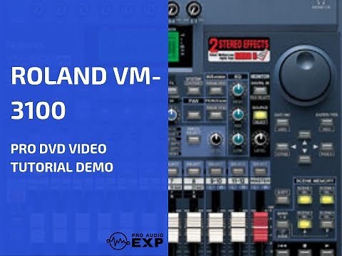 Roland VM-3100 Pro DVD Video Tutorial Demo Review Help