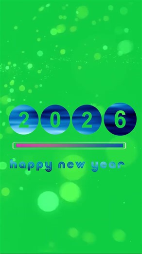 Loading 2026 Green Screen | Happy New Year Reveal FX