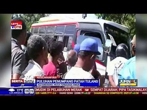 Dua Bus Masuk Jurang, Puluhan Penumpang Patah Tulang