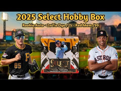 🔥2x Tie-Dyes /25🔥 2025 Select Hobby Box — Prospect Auto /49 • Top MLB Prospect Tie-Dye + Blue /199!!