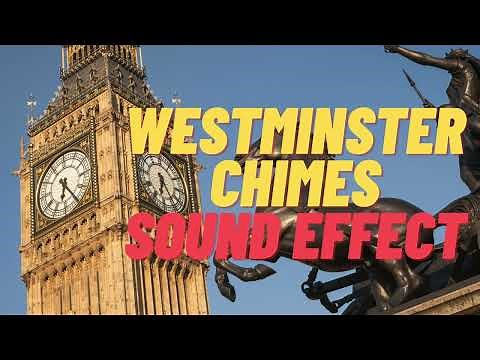Westminster Chimes 3 O'Clock Full Hour Bells