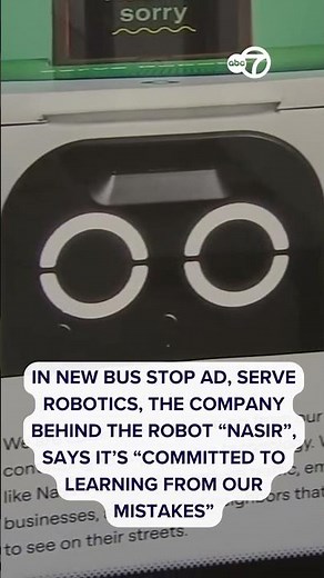 Delivery robot 'apologizes' after viral CTA bus stop crash