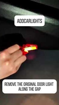 Install LED Logo Light On Your Benz Doors – Looks So Clean! #shorts