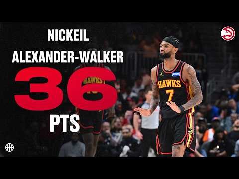 Nickeil Alexander-Walker scores 36 Points with 7 threes for Hawks vs. Knicks