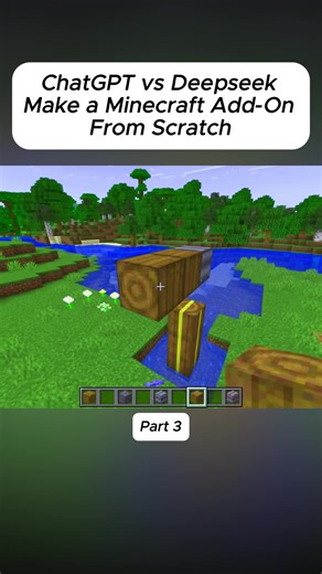 ChatGPT vs Deepseek Make a Minecraft Add-On From Scratch