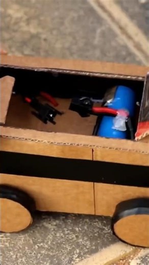 Cardboard Train #youtubeshorts #shorts