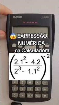⚡Numerical Expression on Casio Calculator