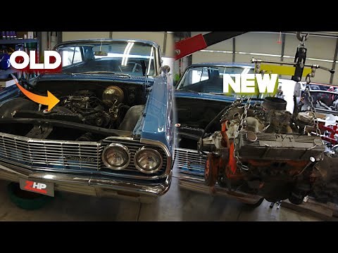 64 Impala engine swap in 17 minutes