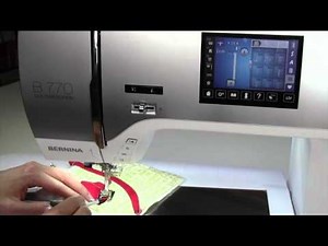 Bernina 770 70 Satin Stitch Applique