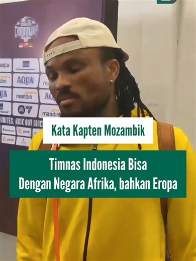 Kapten Timnas Mozambik, Edmilson Dove, menyebut Timnas Indonesia bisa bersaing dengan negara Afrika, bahkan Eropa. #bolacomid #blclpt #blcbm #fifamatchday